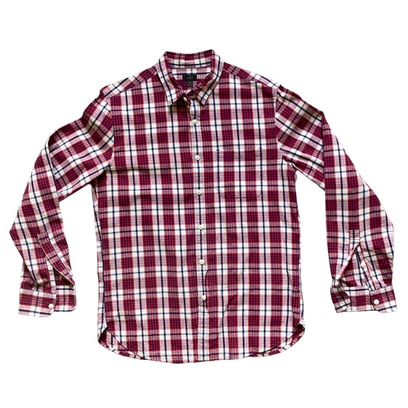 J. Crew Other - JCrew Plaid Vintage Looking Long Sleeve size medium‎